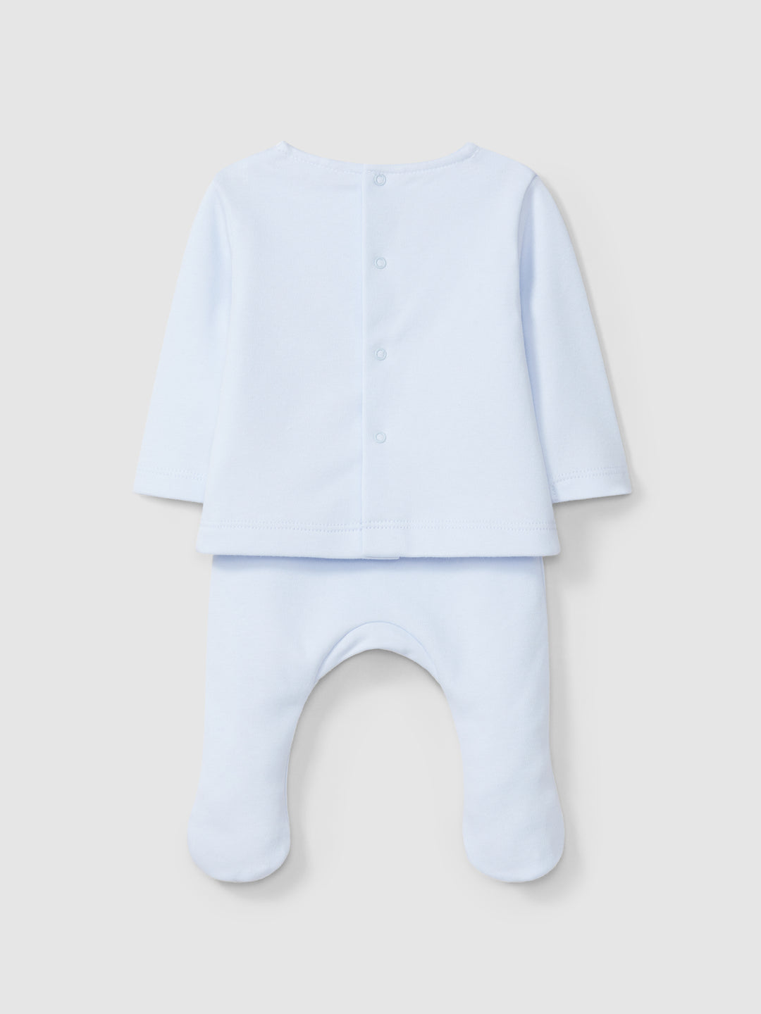 AW24 Laranjinha Baby Boys Blue & White Check Set I4026