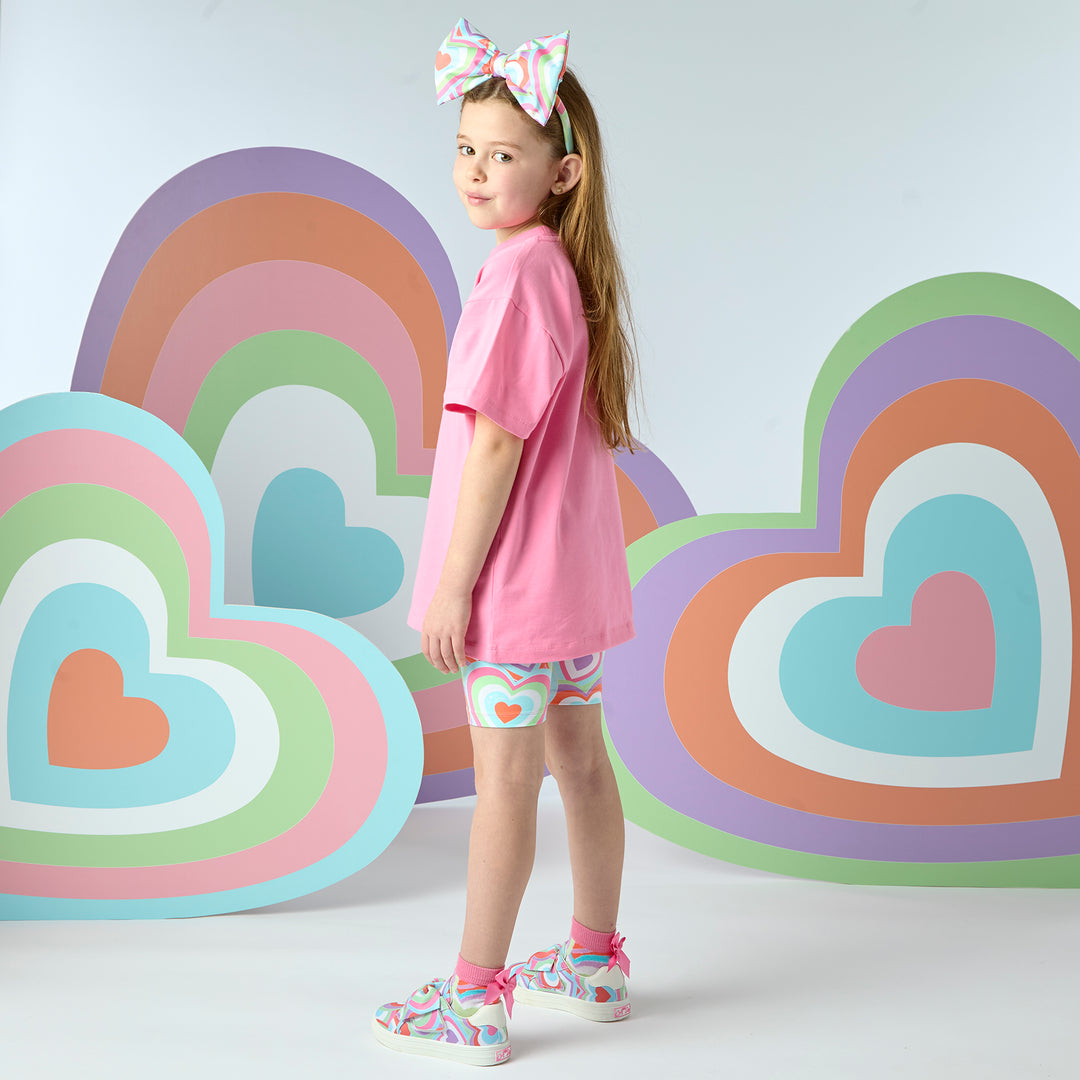 SS25 A Dee Ellie Pink Lollipop Cycle Short Set