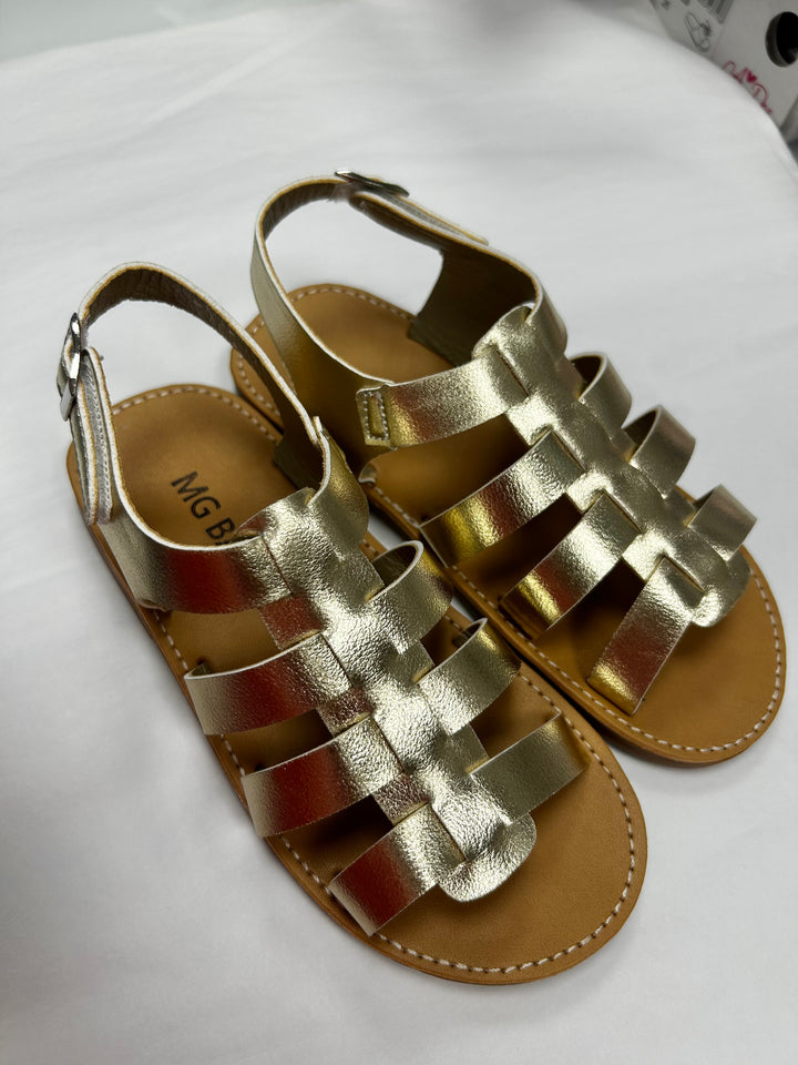 Ava Gold Girls Sandals
