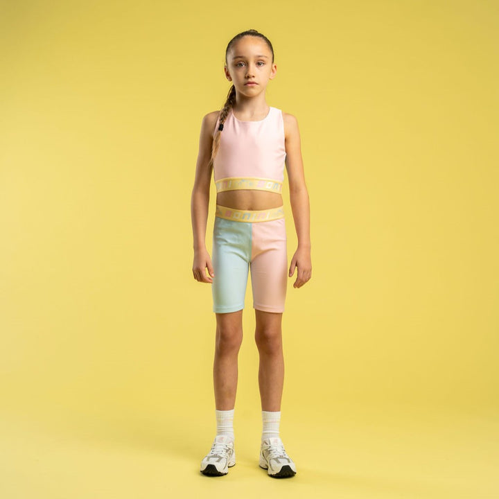 SS25 Bonini Pastel Colourblock Crop Top