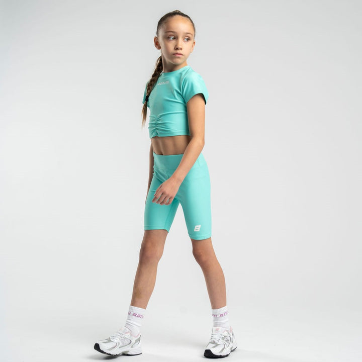 SS25 Bonini Girls Aspire Bold Mint Crop Top