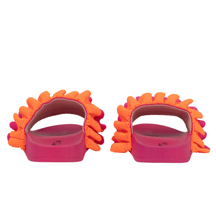 SS24 A Dee Girls Bold Hearts Frilly Sliders