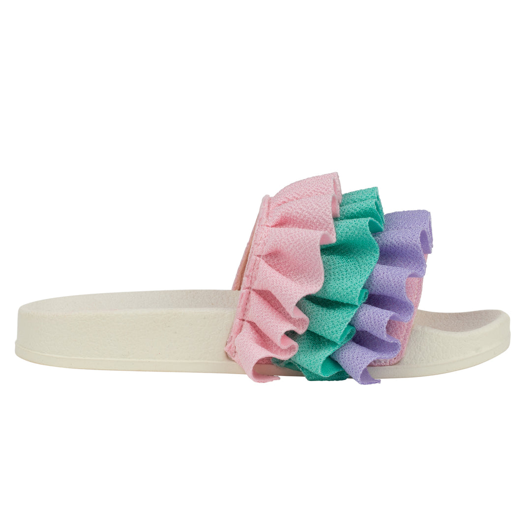 SS24 A Dee Girls Popping Pastels Frilly Sliders