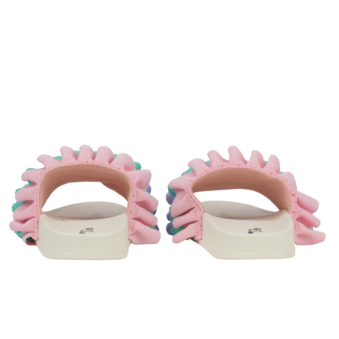 SS24 A Dee Girls Popping Pastels Frilly Sliders