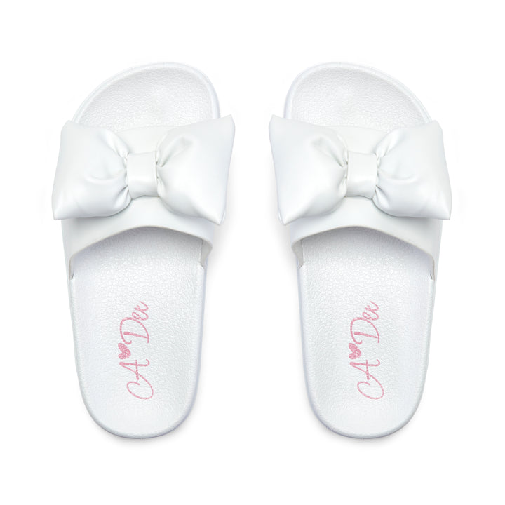 SS25 A Dee Bowty White Sliders