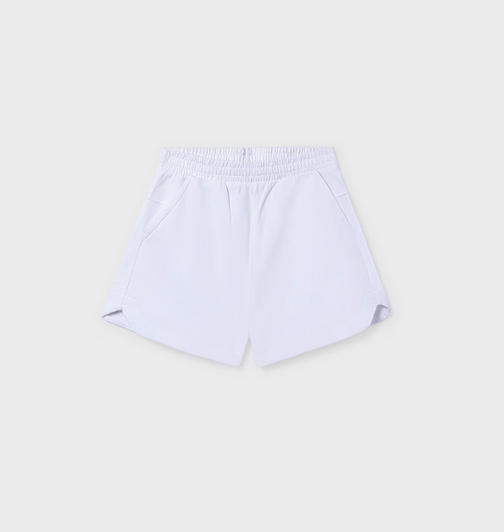SS25 Mayoral Older Girls White Shorts 272