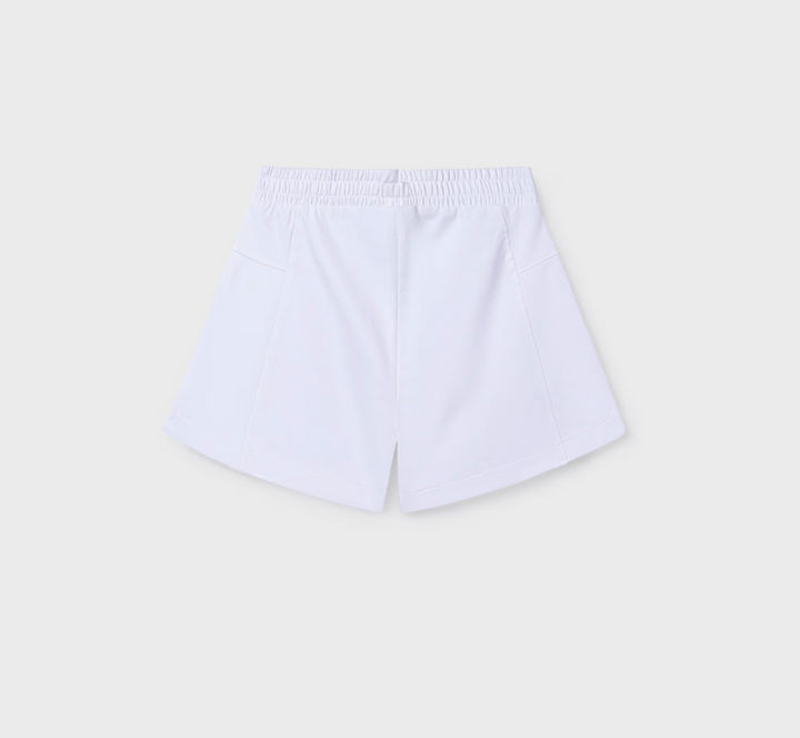 SS25 Mayoral Older Girls White Shorts 272