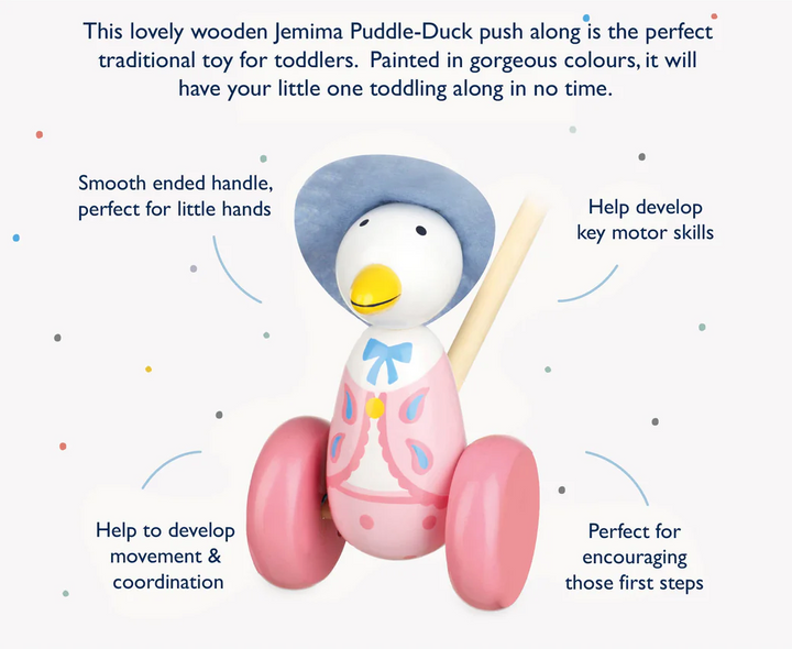 Orange Tree Jemima Puddle Duck Push Along