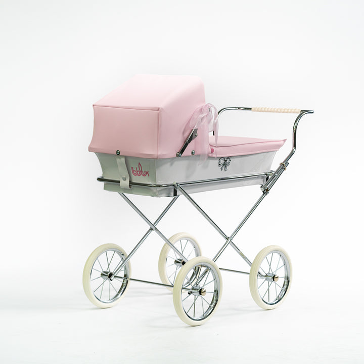 Bebelux Pink Minidonosti Spanish Doll's Pram & Bag 2044-R
