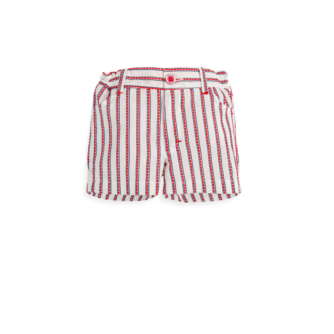 SS22 Tutto Piccolo Boys Red & White Shorts Set 3810 & 3310