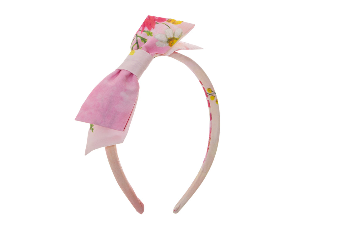 SS22 Patachou Girls Pink Tie-Dye Hairband