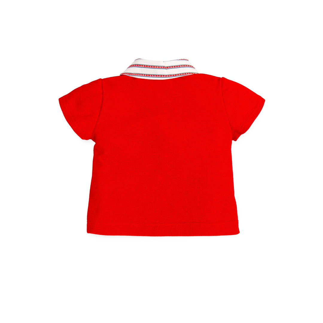 SS22 Tutto Piccolo Boys Red & White Shorts Set 3810 & 3310