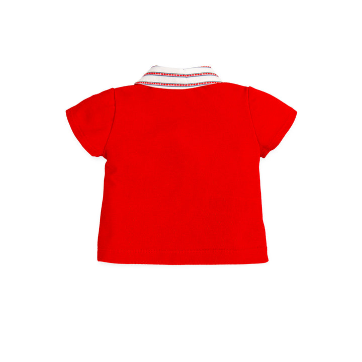 SS22 Tutto Piccolo Boys Red & White Shorts Set 3810 & 3310