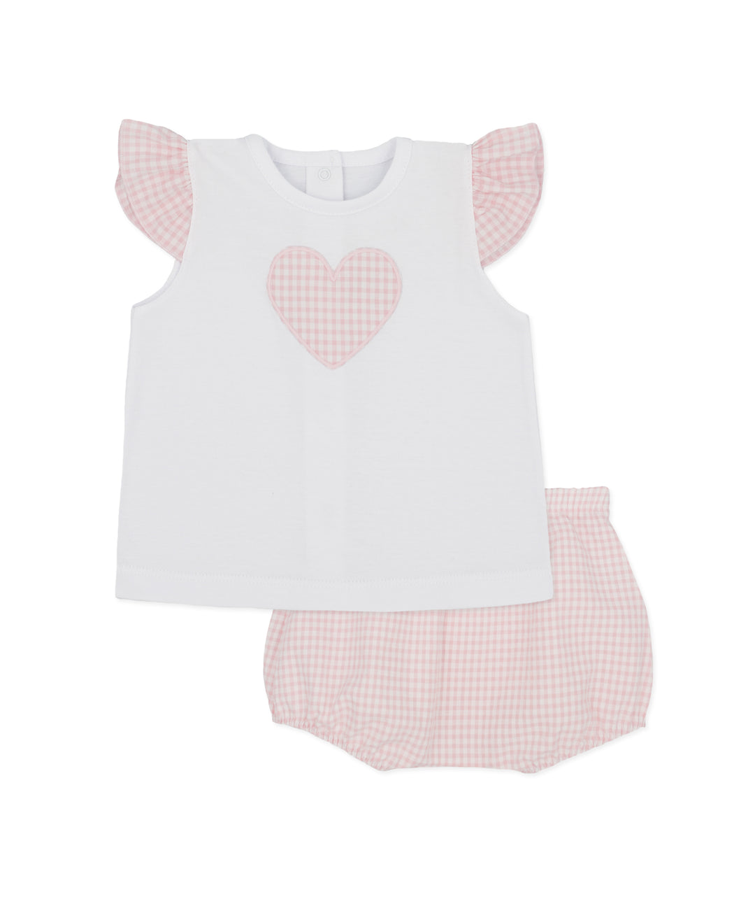 SS23 Rapife Baby Girls Dalia Pink & White Check Jam Pants Set - Liquorice Kids