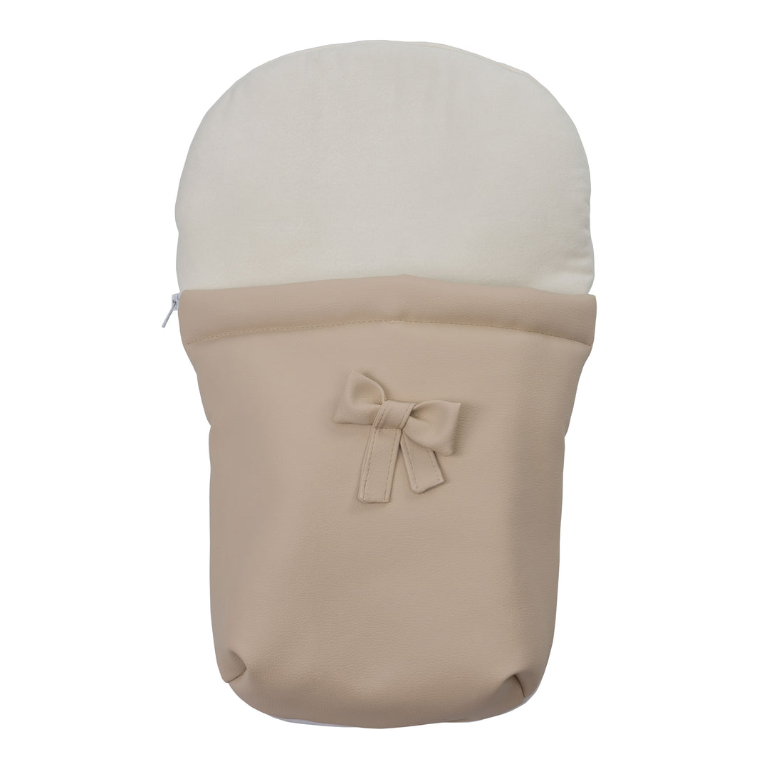 BebeLux Beige 'Sweet Big' Doll's Pram Footmuff 6300-BE