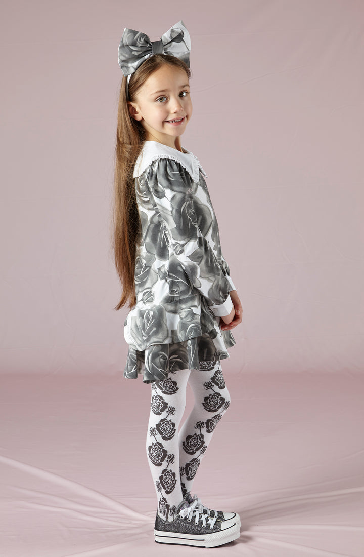 AW22 A Dee Girls Trudy Rose Print Dress