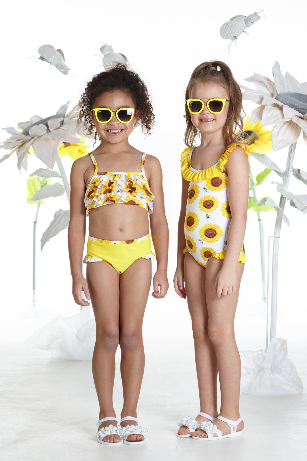 SS19 A Dee Girls Bobbie Sunflower Tankini