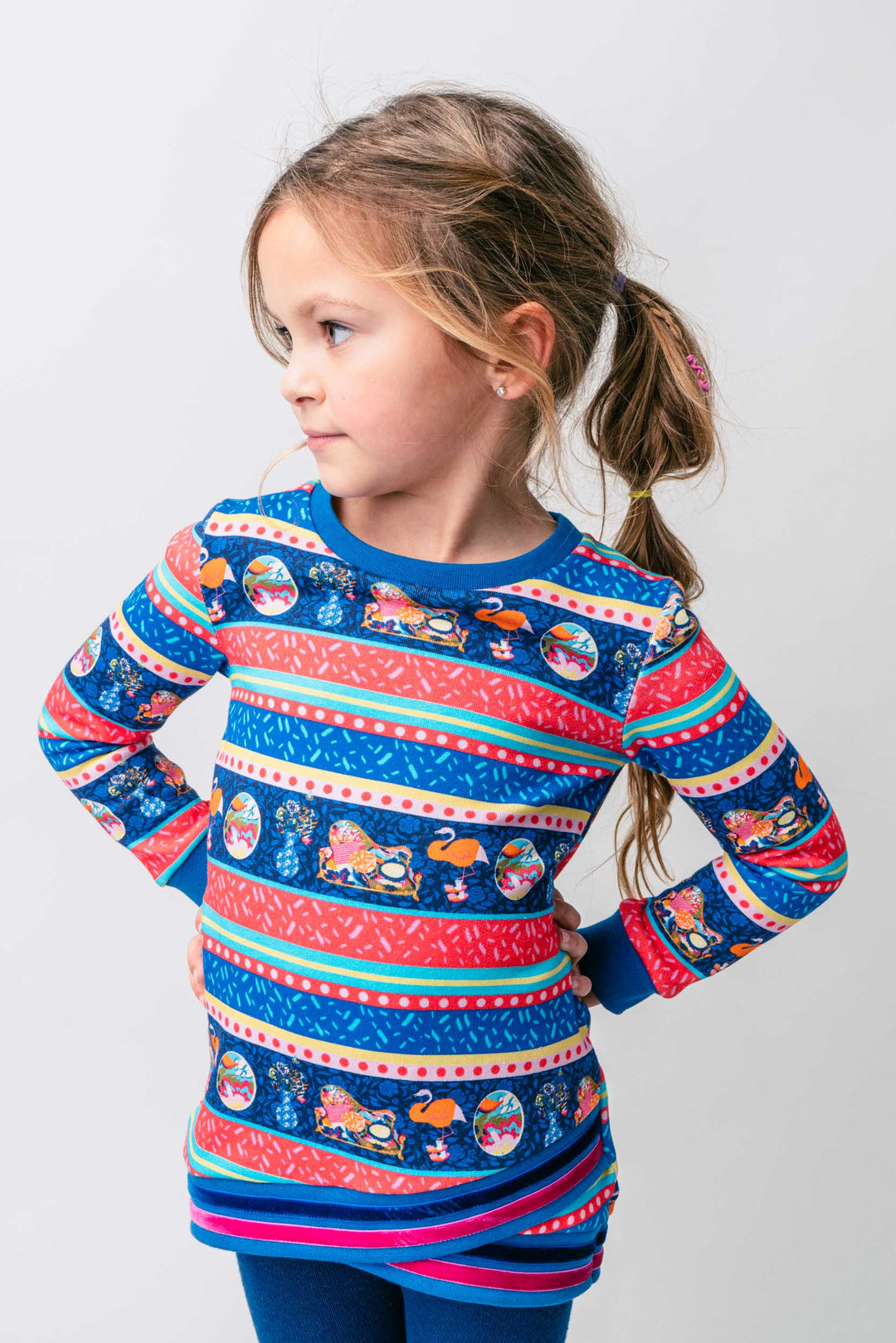 AW21 Rosalita Girls Custer Sweat Dress