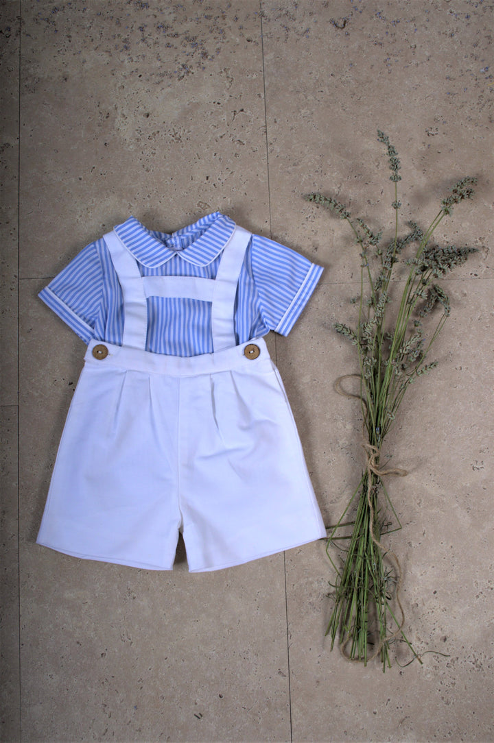 SS23 Kidiwi Elias Blue & White H-Bar Set