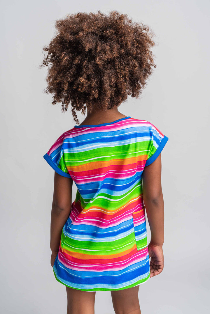 SS21 Rosalita Girls Medway Colour Striped Dress