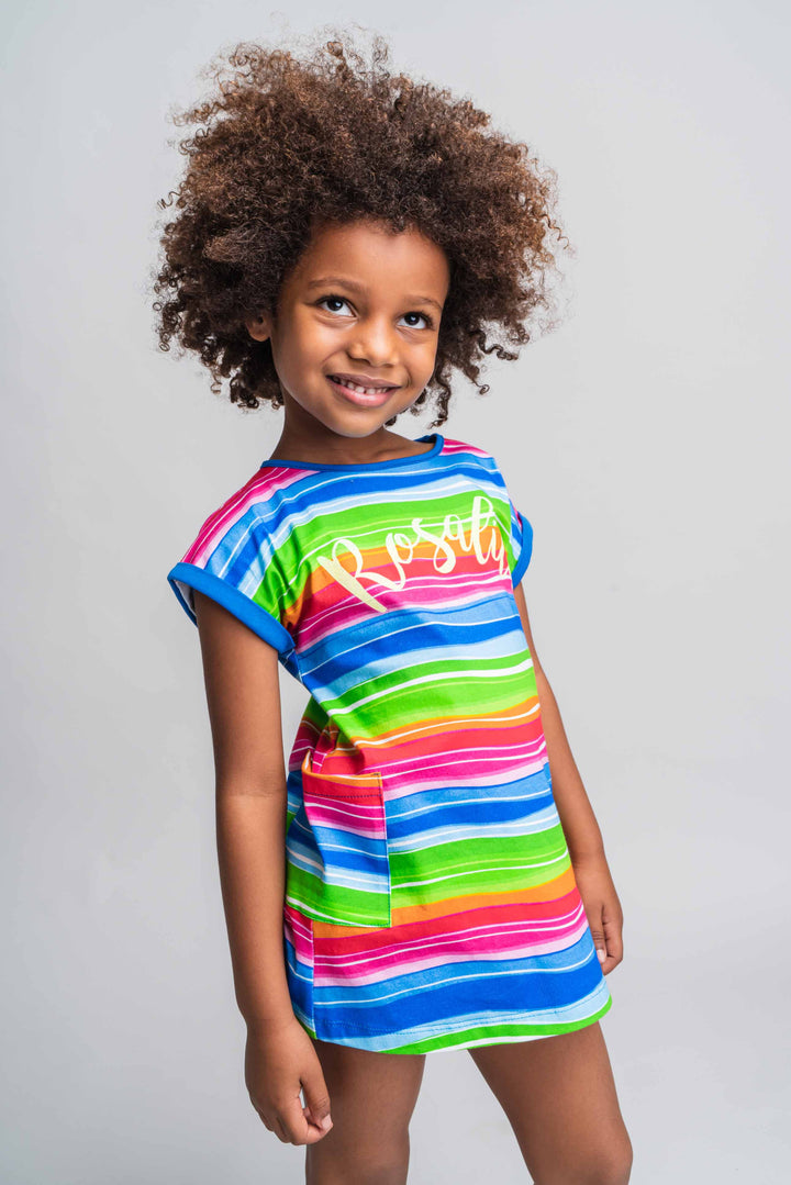 SS21 Rosalita Girls Medway Colour Striped Dress