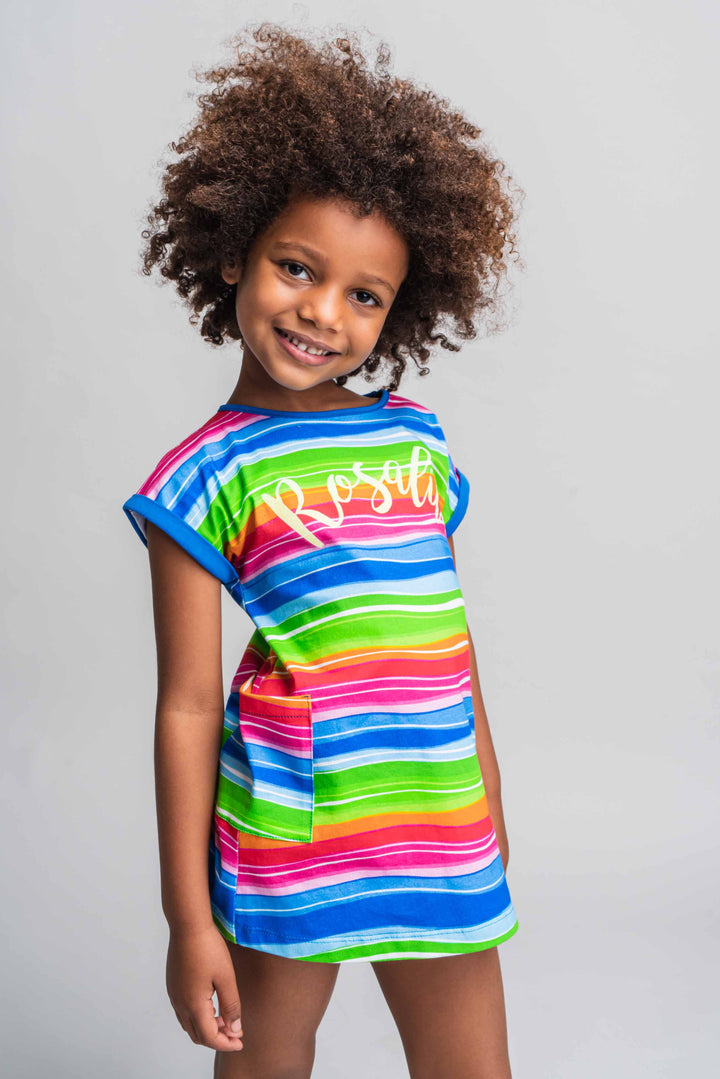 SS21 Rosalita Girls Medway Colour Striped Dress