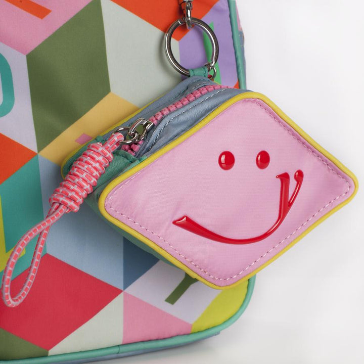 Oilily Multi-Colour Blocks Pendant Purse