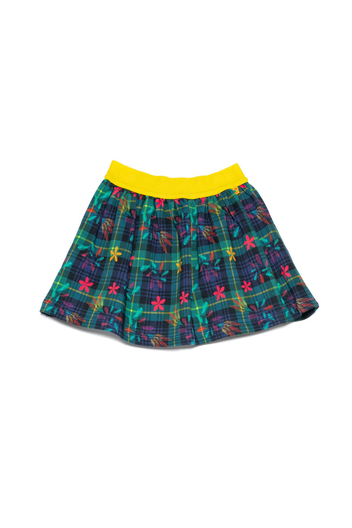 AW21 Rosalita Girls Mosby Green Tartan Skirt Set