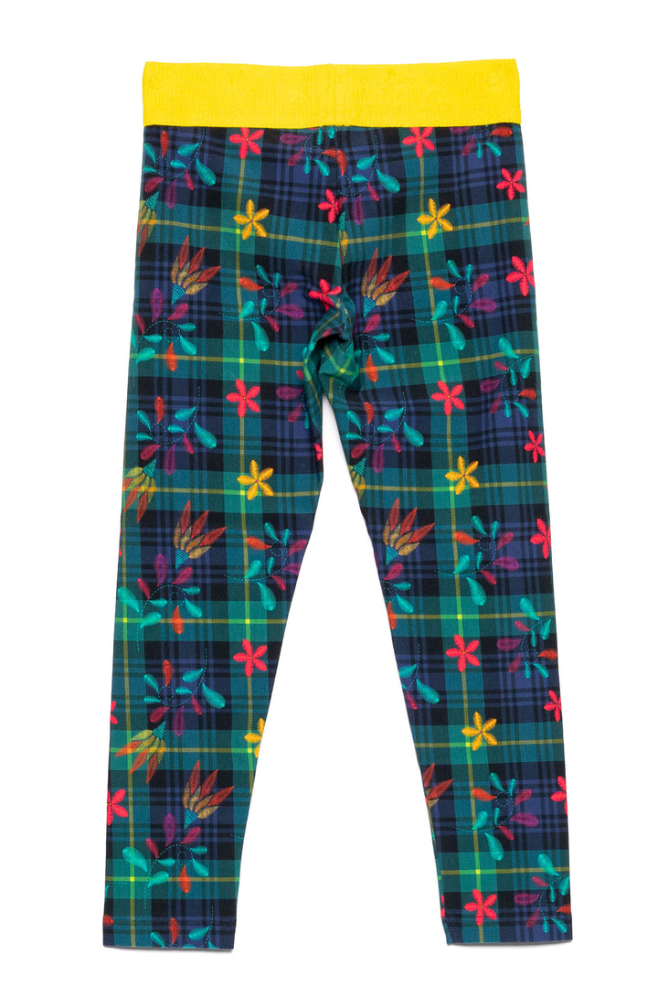 AW21 Rosalita Girls Mosby Green Tartan Leggings Set