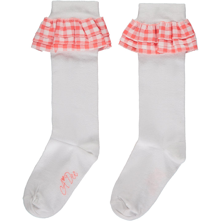 SS23 A Dee Girls Yelena Frill Knee High Socks