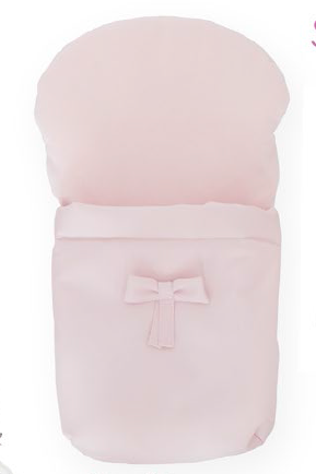 BebeLux Baby Pink 'Sweet Big' Doll's Pram Footmuff 6300-R