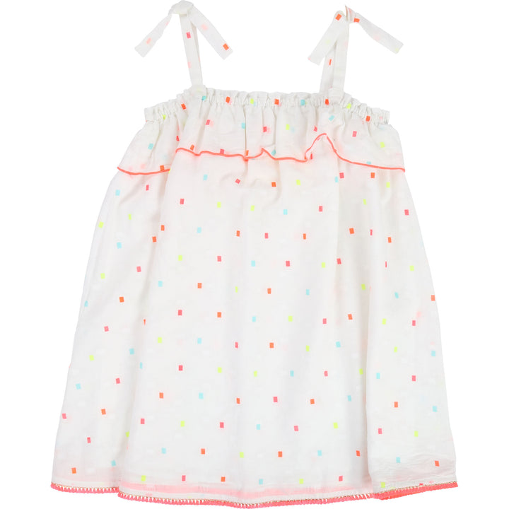 SS19 Billieblush Girls White Ruffle Dress