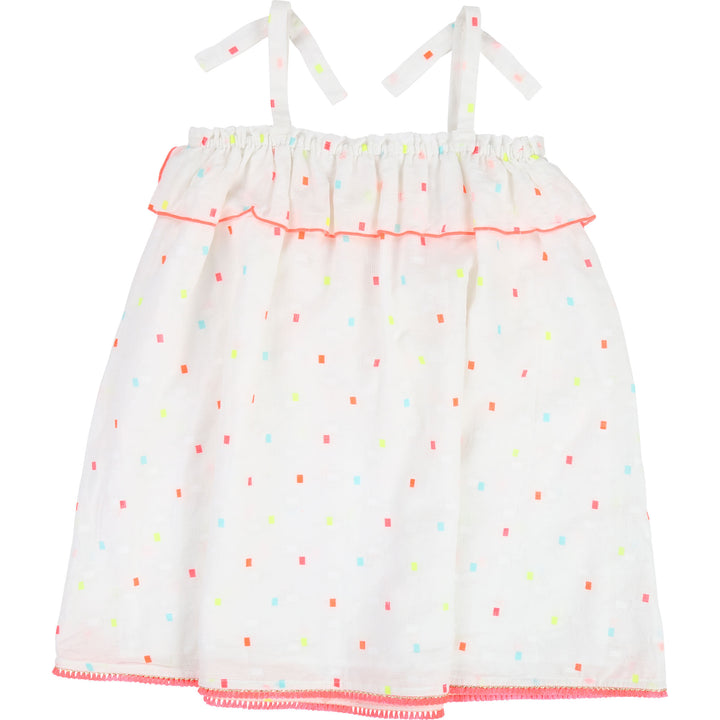 SS19 Billieblush Girls White Ruffle Dress