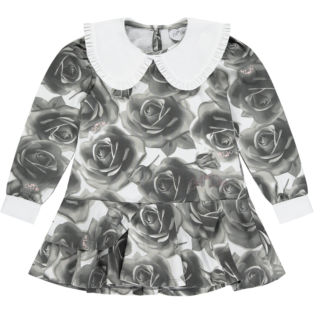 AW22 A Dee Girls Trudy Rose Print Dress