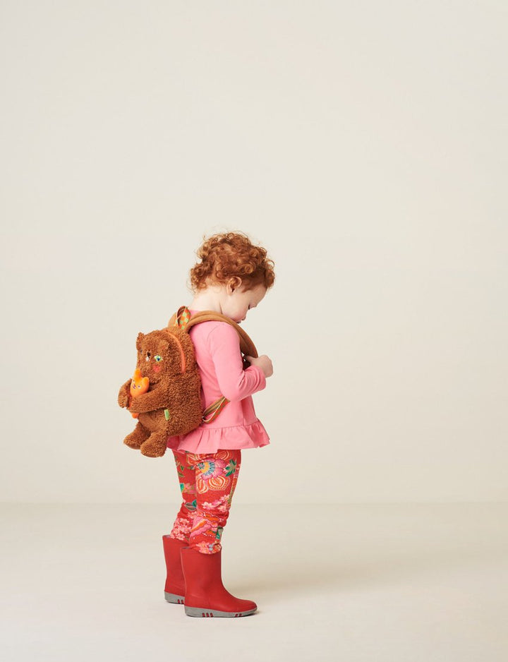 AW21 Oilily Girls Pina Red Vintage Flower Sweat Pants 20