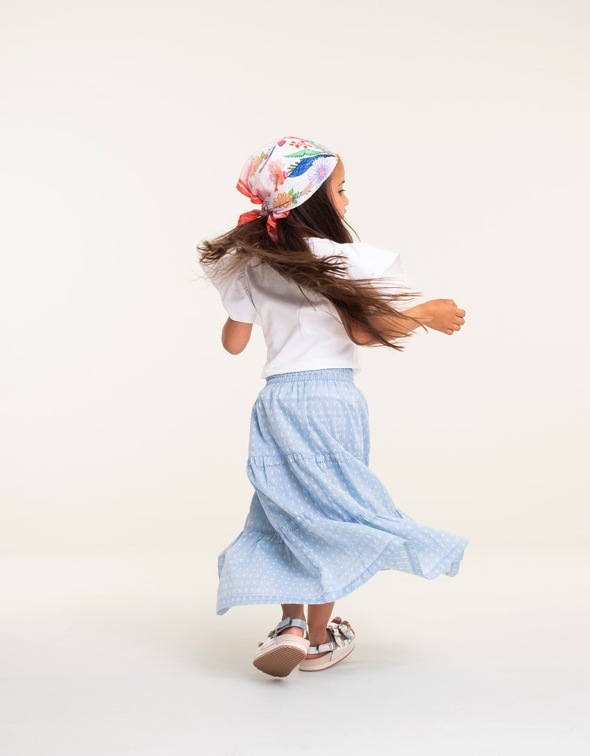 SS23 Oilily Girls Tjancy White Save The Bees Jersey Top