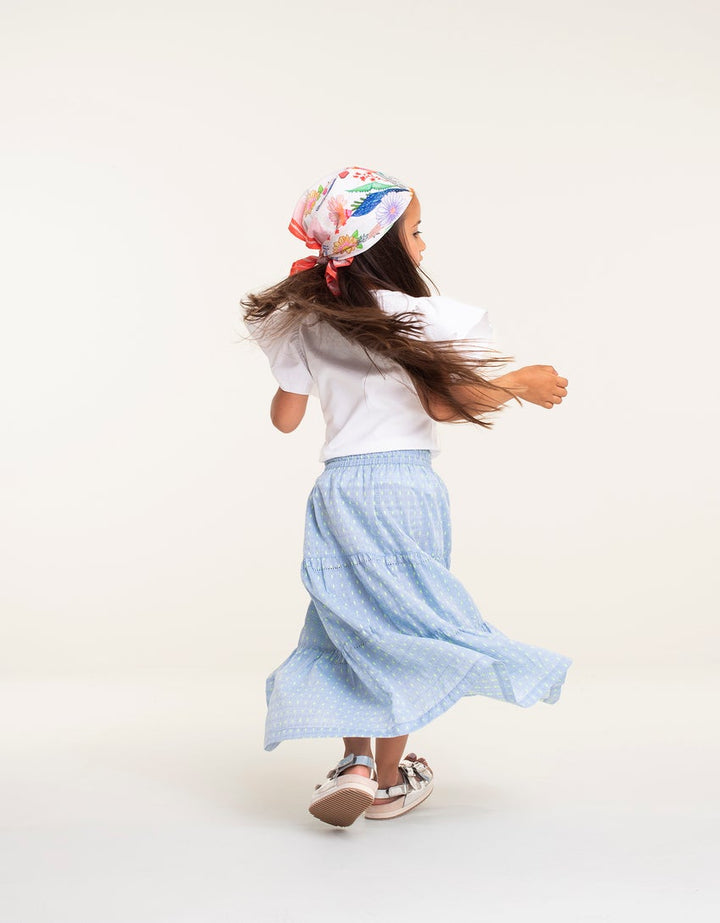 SS23 Oilily Girls Tjancy White Save The Bees Jersey Top