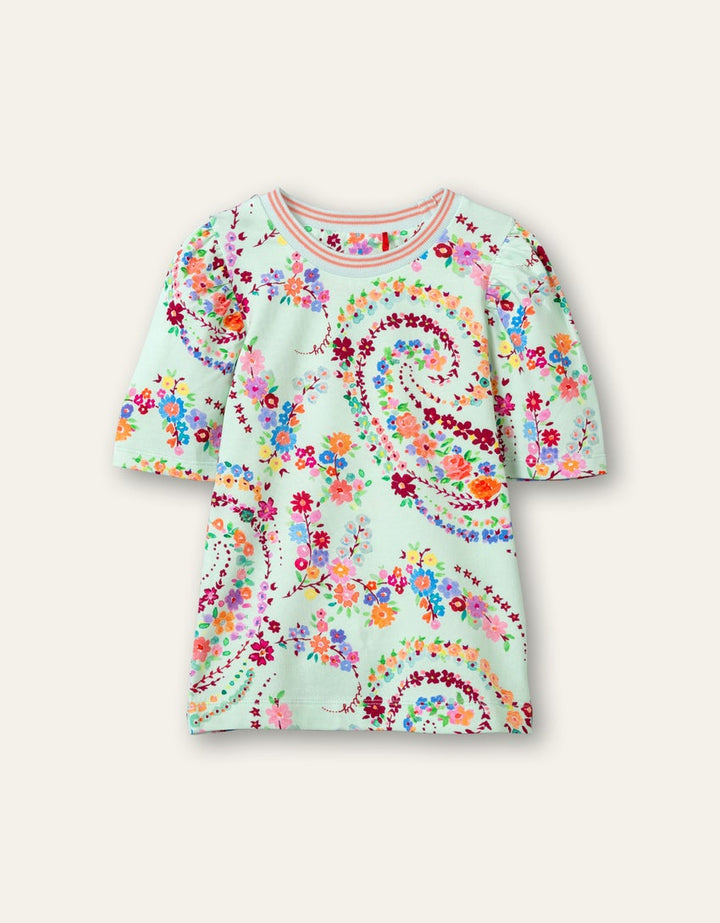 SS22 Oilily Girls Tuintje Aquarel Paisley T-Shirt 52