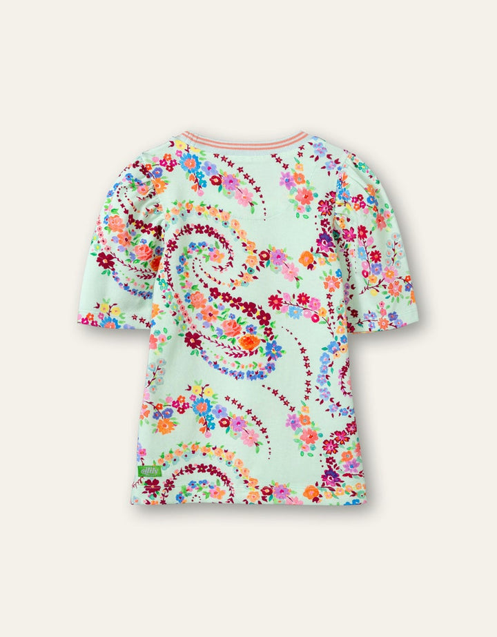 SS22 Oilily Girls Tuintje Aquarel Paisley T-Shirt 52