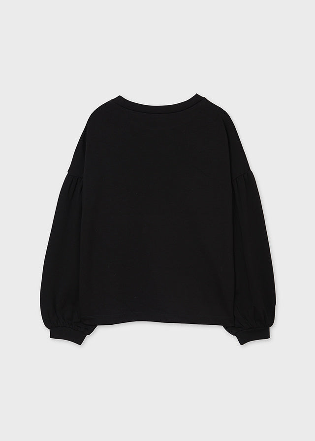 AW21 Mayoral Older Girls Black Always Jumper 7425