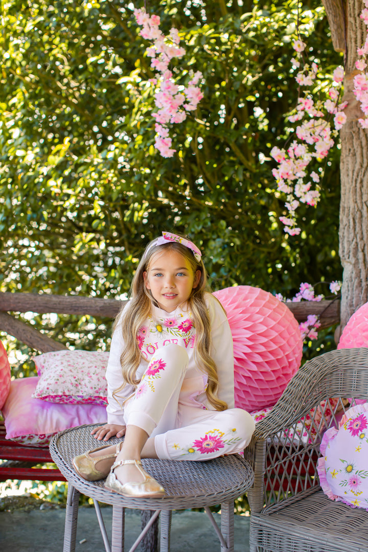 SS22 Patachou Girls Pink Tie-Dye Hairband