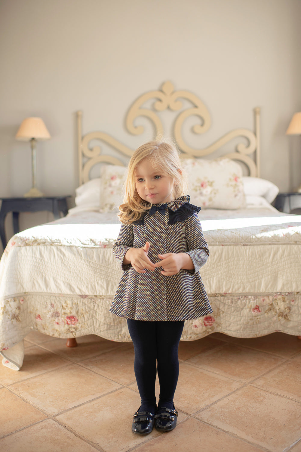 Baby girls cheap navy tights