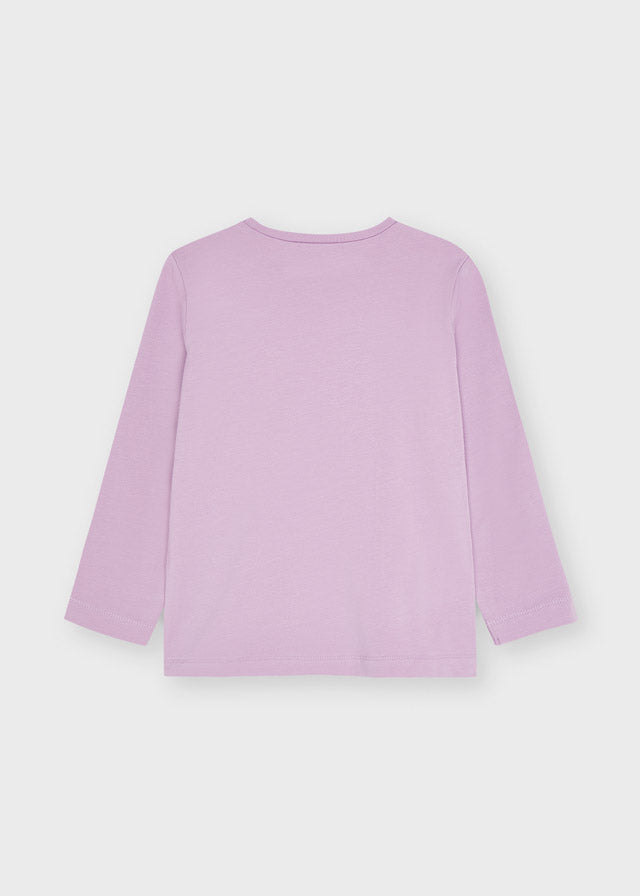 AW21 Mayoral Girls Lilac T Shirt 4013