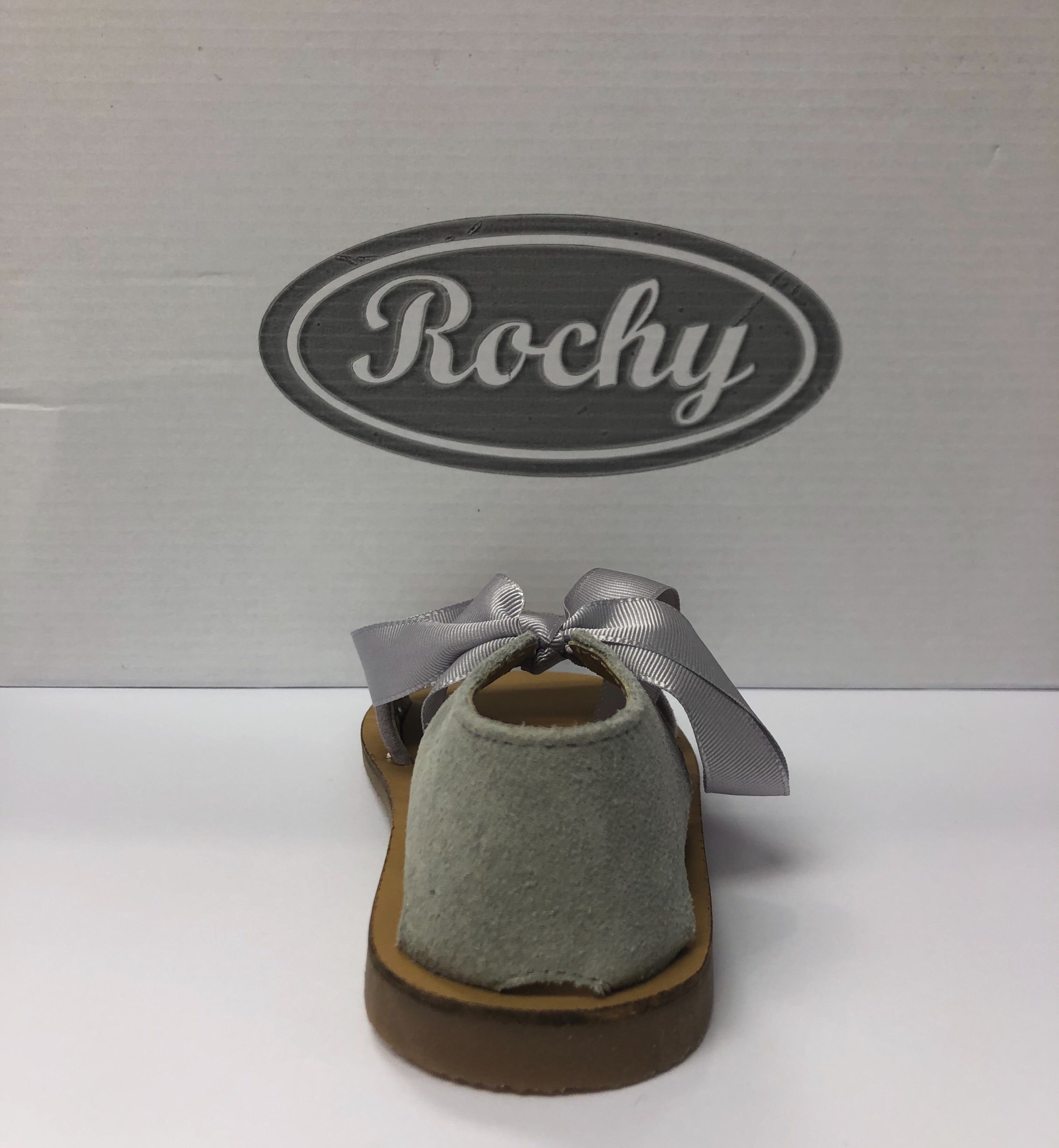 Rochy Girls Silver Glitter Sandals