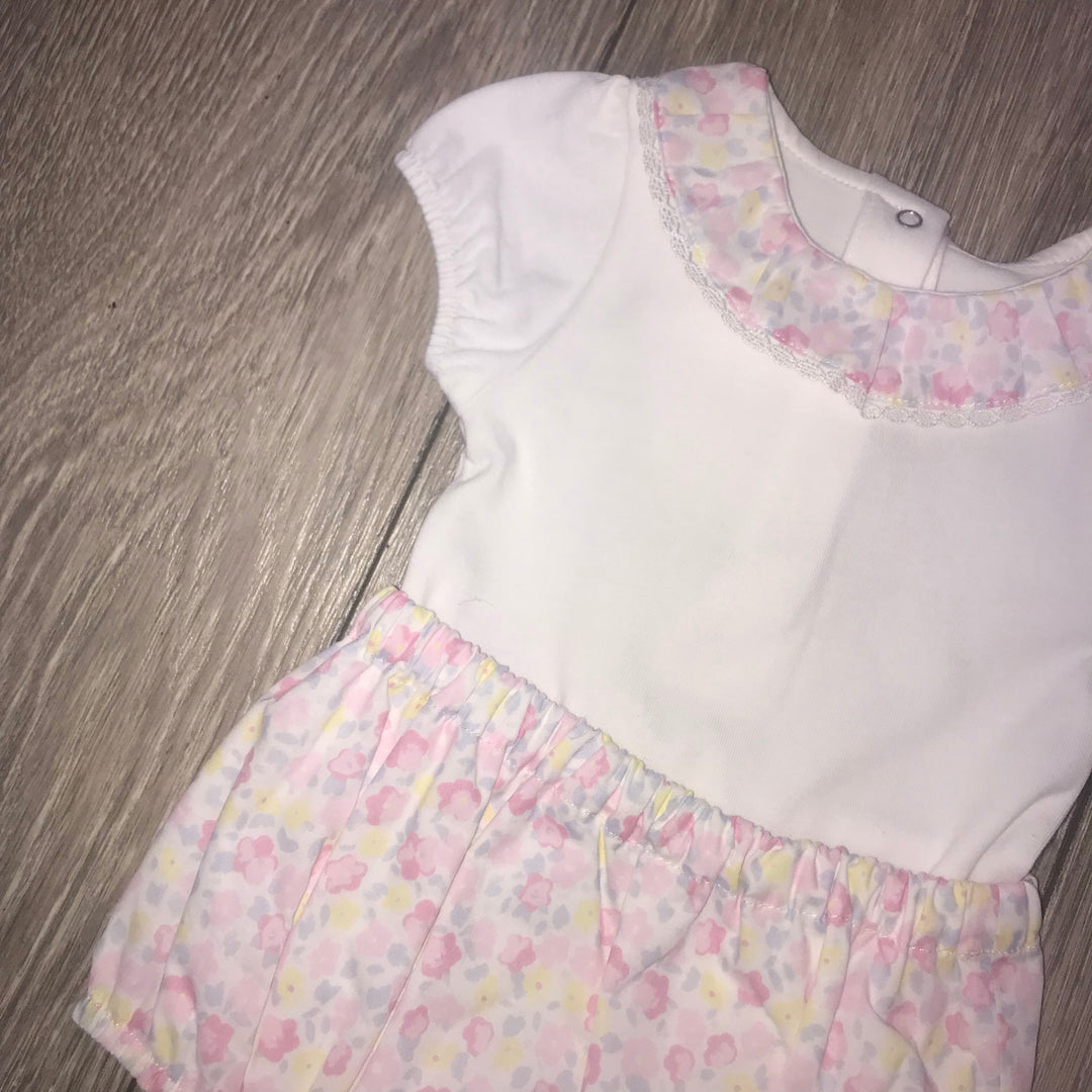 SS19 Purete Du...Bebe Baby Girls Floral Jam Pants Set