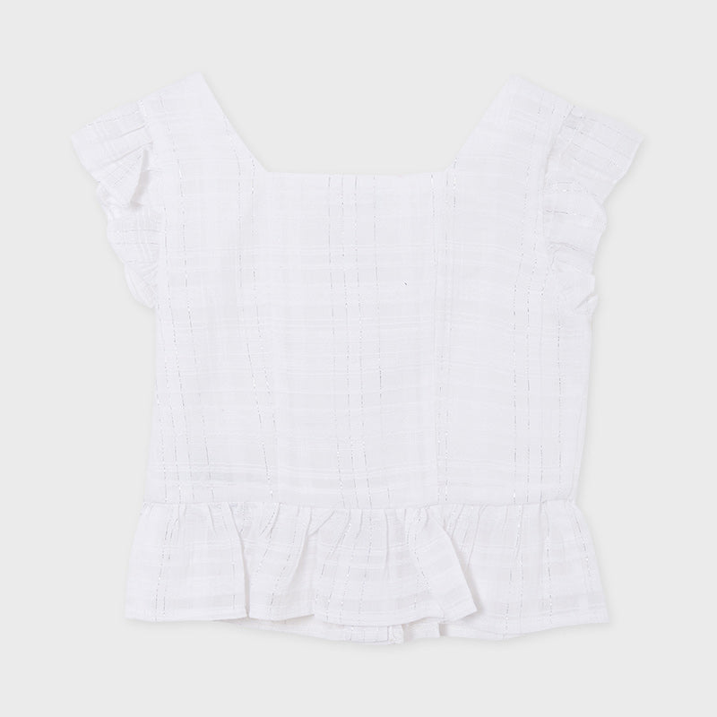 SS21 Mayoral Older Girls Button Blouse 6182