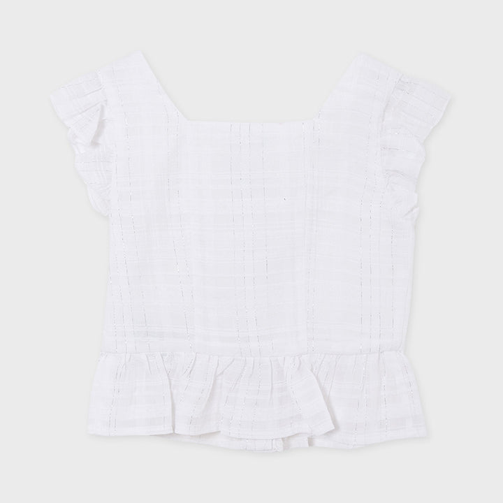 SS21 Mayoral Older Girls Button Blouse 6182